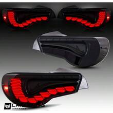 VLAND SMOKE GTS FULL LED Tail Lights For  GT86 Subaru BRZ 13-20 Rear Lamps - màu đen - Xem 1