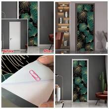 Stairs Art Door Sticker Bedroom Livingroom Bathroom, 2PCS Wall Decal Self - Adhesive Waterproof Removable Door Murals Wallpaper Home Decoration SP - F202 - Sp-f1045 + 小 - 查看 1