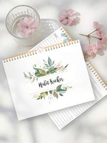 BUBU Pianificatore mensile - Rimani organizzato con il pianificatore mensile bianco - Lista delle cose da fare e organizzatore del lavoro per studenti, professionisti e famiglie, forniture per il ritorno a scuola