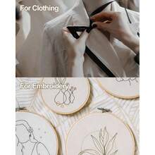 Medium Weight Cotton Muslin Fabric: 63 Inchx 2 Yards Unbleached Muslin Linen Fabric Material Sewing Material Apparel Cloth - 2 YARD + Bleached - View 5