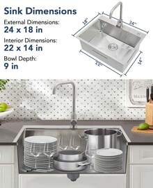 Rubinetto da cucina - Argento - Visualizzare 3