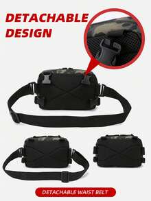 Outdoor Tactical Chest Bag, Fishing Vest Bag With Adjustable Strap, Tackle &Lure Storage Bag, Sport Chest Bag, Utility Molle Chest Rig For Hiking, Climbing, Running, Sport Chest Bag