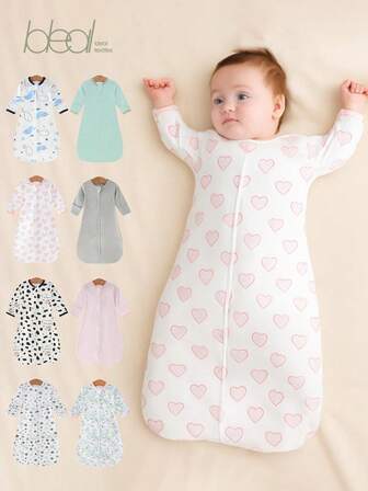Newborn Anti-Startle Sleep Sack, Baby Hospital Sleeping Bag, Infant Air-Conditioned Room Swaddle Sleep Bag