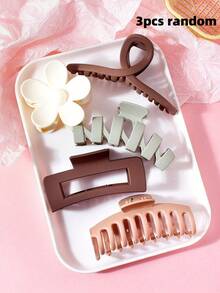 110件套梦幻粉色女士时尚发饰套装 - 包括花朵和几何造型塑料发夹、发圈、发带 - 适合女性和女孩，情人节必备礼物，可轻松打造清新日常造型或甜美派对装扮，增添迷人魅力。发夹、美发套装、礼物、可爱配饰