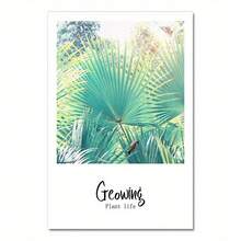 3pcs Ocean Landscape Canvas Posters, Nordic Style Beach Plants Leaves, Fashionable Home Decor 2D Flat Printing Frameless Paintings - Multicolor - View 3