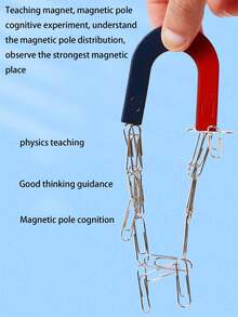 A Set Of Boxed Teaching Magnet Experiment Kit U-Shaped Bar Round Magnet Magnet Science Experiment Kit Magnetic Physics