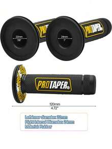 Puños Protaper Para Moto 7/8 Excelente Agarre Stunt Cross - Amarillo - Ver 9