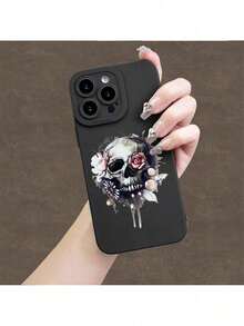 BX01074 Patrón de Calavera de Boceto - Pintura TPU de Ojo de Ángel - Ninguno - Multicolor - Ver 1