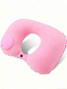 1Piece Inflatable Travel Pillow, Adjustable Inflatable Neck Pillow, Portable Inflatable Pillow (U-Shaped), Suitable For Supporting The Waist During Travel On Planes, High-Speed Trains, Cars, Etc. Ultra-Lightweight Inflatable Travel Pillow Neck Pillow, Inflates By Pressing, And Can Be Compressed - Multicolor - View 15