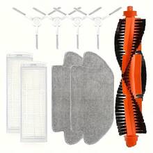 Replacement Main Side Brush, Filter, Mop, Robot Vacuum Cleaner Accessories Kit Compatible With Xiaomi S10 S12 B106GL Robot Vacuum - Fits 2S/P/Pro/ XMSTJQR2S/ STYTJ02YM Models - Multicolor - View 2