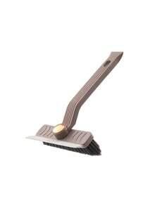 1个三合一多功能清洁刷，带旋转刷头、可重复使用的塑料手柄、360° 清洁范围、手动操作、无需充电、便携式缝隙清洁器，适用于浴室和厨房瓷砖、墙壁、地板、浴室、客厅、厨房、窗户，是秋冬季理想的清洁工具。