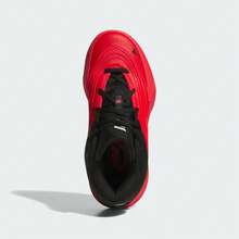 Adidas Dame X J Basketball Shoes, Low-Top JP8639, For Teenagers - Red - View 4