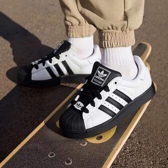 Adidas Unisex Clover SUPERSTAR Shell Toe Casual Sneakers