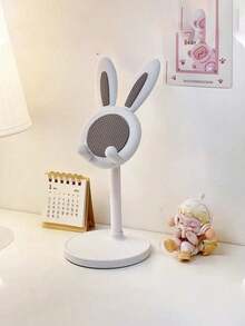 1个可爱兔子造型多功能可调节手机支架，可伸缩懒人支架，适用于iPad/平板电脑桌面支撑，创意装饰和充电，防滑设计，适用于各种场景 - 彩色 - 查看 10