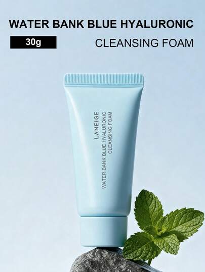 Laneige 30g/1.06oz Hyaluronic Acid Cleansing Foam - Cleanses And Softens Skin, Travel Size - Reservoir Blue