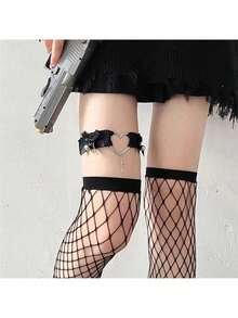 蝴蝶结、心形、铃铛、腿环、朋克风女装、蕾丝大腿饰品、颈带、项圈