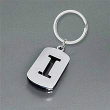 1pc Spanish Carved Casual Style Stainless Steel Keychain, Romantic Valentine's Day Gift For Husband Or Boyfriend - YSK-404 - View 23