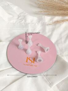 Decoraciones de arte de uñas - Placa base magnética de metal con diseños impresos de mariposas y princesas de colores, puntas de uñas variadas, soporte de exhibición de arte de uñas coreano, accesorios y suministros personales DIY para fotografía