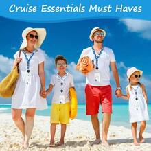 2pcs Detachable Cruise Lanyard, Cute Cruise Lanyard With Retractable Badge Reel And ID Badge Holder - Multicolor - View 6