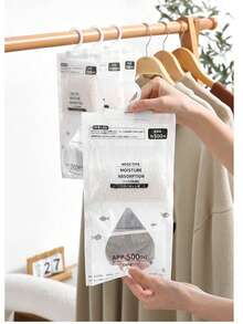 Hanging Desiccant Bags, Mold Proof For Wardrobe, Home, Moisture Absorber For Clothes And Electronics, Suitable For Home, RV, Dorm, Closet And Small Spaces - Multicolor - View 4
