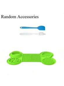 Silicone Pet Licking Slow Feeder, Bump Texture Prevents Choking, Universal Cat Dog Bowl, Fun Interactive Mealtime Toy