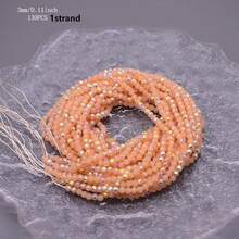 3mm 1strand 130pcs Natural Stone Round Faceted Spinel Cut Multicolor Glass Beads For Jewelry Making DIY Necklace Bracelet - 3x3mm Colored Glass Beads - View 13
