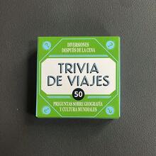 Travel Fun Q&A--A Popular Spanish Mini-Card Game, Containing 50These Cards Are Perfect For Playing With Family And Friends, And Also Make Great Party Games As Holiday Gifts. - Green Box Mini - View 10