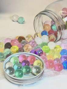 8,000 Best-Selling Water Marbles, Water-Absorbing Marbles, Water Bubble Marbles, Water Eggs, Ocean Baby Crystal Marbles, 7-8mm - Multicolor - View 3
