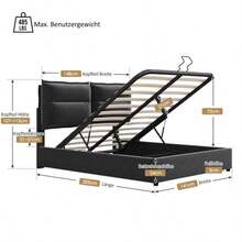 Bed Frames - Black + Velvet - View 2