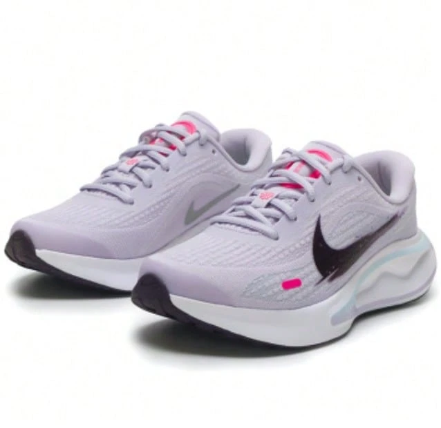 Nike Giày thể thao chạy bộ Journey Run mới dành cho nữ, giảm xóc, chống mài mòn, nhẹ, thoáng khí - Bụi tím - Xem 1