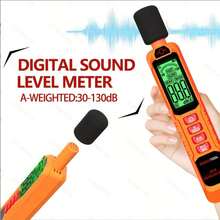 High-Precision Digital Sound Level Meter, 30dB-130dB Handheld Noise Detector With Capacitive Microphone, Accurate Decibel Measurement For Traffic, Office, Library, Car, Industrial & Noise Monitoring