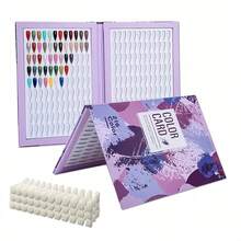 160 Colors/216 Colors Marble Color Chart + 240pcs Nail Tips Display Book, Nail Polish Storage Album, Nail Art Design Catalog, Includes 240PCS Nail Tools. Marble Pattern Nail Art Display Book, Suitable For Nail Technicians, Salons And Home Use, As Gel Polish Organizer, White Marble Design For Nail Art Reference Guide. 160 Colors Nail Polish Color Chart, Nail Gel Sample Display Board, 160 Color Palette Color Card, 240 Color Card Album