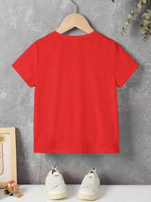 Tween Boys T-Shirts - Red - View 4