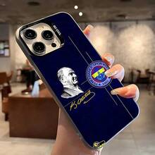 T-Turquía Fenerbahce-E funda de teléfono para 17 16 15 14 13 12 11  Pro MAX gris plata gota mate cubierta trasera a prueba de golpes - z6 - Ver 11
