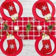 1 Stück neue Weihnachtsdekoration, Schneeflocken Weihnachtsstrumpf, Weihnachtsbaum Hängedekoration, Geschenktüte, Weihnachtsgeschenk, Filz Weihnachtsstrumpf, Kamin Hängedekoration, 3D Weihnachts-Hängedekoration, Weihnachtsatmosphäre Dekoration, Weihnachtsgeschenk