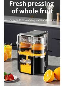 Akane 2-In-1 Electric Citrus Juicer, Suitable For Fast Juicing Of Oranges, Lemons, Limes And Grapefruits, Powerful Home Lemon Squeezer, Applicable For Kitchen And Daily Fresh Drinks, Built-In 2 Rechargeable 2000mAh Batteries - Multicolor - View 2