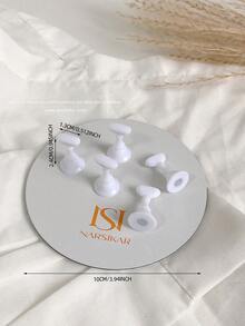 Decoraciones de arte de uñas - Placa base magnética de metal con diseños impresos de mariposas y princesas de colores, puntas de uñas variadas, soporte de exhibición de arte de uñas coreano, accesorios y suministros personales DIY para fotografía