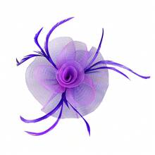 1件羽毛装饰头饰发箍，适用于德比帽、茶会帽、婚礼头饰帽等场合。 - A - 查看 16