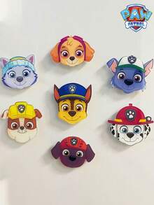 7pcs/8pcs/9pcs Paw Patrol Refrigerator Magnets/Stickers, Ideal For Photo Wall, Plant Board And Reminder Notes. Perfect Home Decor For Kitchen, Adding Fun To Refrigerator Or Magnetic Surfaces. - Multicolor - View 4