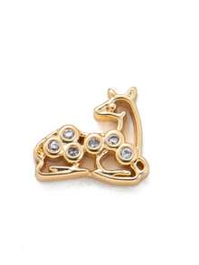 1件时尚新款圆形心形镶钻玻璃盒项链，可DIY天鹅、花朵、泰迪熊、小鸟、鲸鱼、花朵、蜘蛛等饰品，电镀18k金，展现女性魅力，防水防汗，适合情人节、节日、日常休闲佩戴。女士首饰。 - 彩色 - 查看 14