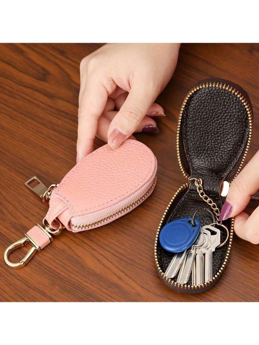 1pc Multifunctional Unisex Key Holder, Large Capacity Versatile Key Organizer, Compact & Minimalist Design For Home Storage, Portable Personal Jewelry Organizer, Mini Storage Pouch