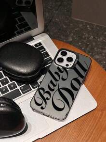 Fashion Black Line Pattern Design Phone Case Compatible With Apple 17, 16, 15, 14, 13, 12, 11 Pro Max, X, XR, XS Max, 8, 7 Plus, With Shock-Resistant Matte Back Cover Compatible With Samsung Series Waterproof Anti-Fall Scratch ResistantFOR-YOUR-BELOVED-PHONE Christmas Gifts Christmas Gifts - 1 cái - Xem 4