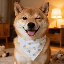 Dog Bandana 15 Pcs Disposable Dog Bibs Soft Waterproof Travel Feeding Bib Cute Little Bear Pet Bandanas For Small Medium Large Dogs - Yellow - View 7