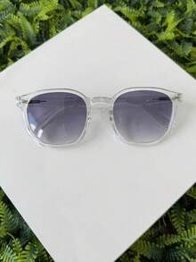 Stylish Classic Rectangular Women's - Black and White - View 1