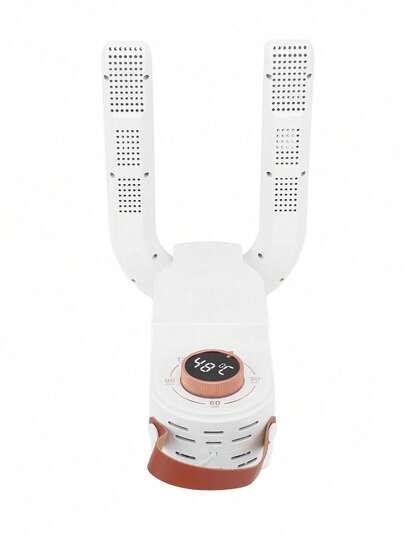 Secador de pies desodorizante, silencioso, de secado rápido, secador de zapatos a temperatura constante, ABS blanco plegable de 90 grados para uso doméstico