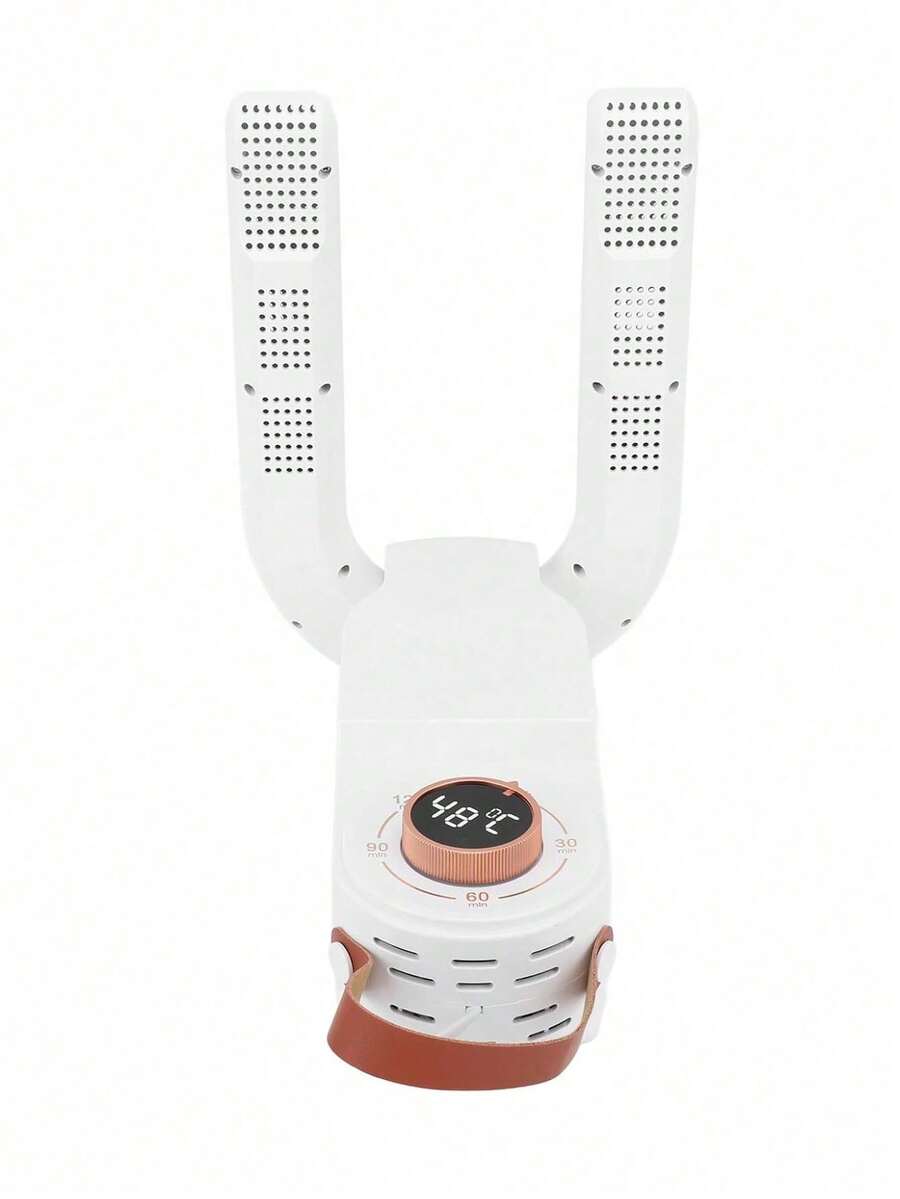 Secador de pies desodorizante, silencioso, de secado rápido, secador de zapatos a temperatura constante, ABS blanco plegable de 90 grados para uso doméstico - Blanco - Ver 1