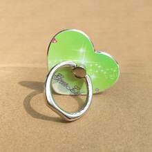 闪亮心形手机指环支架 - 可爱闪亮手机指环支架，适用于所有智能手机，360°旋转支架，便携式手机配件 - 彩色 - 查看 25