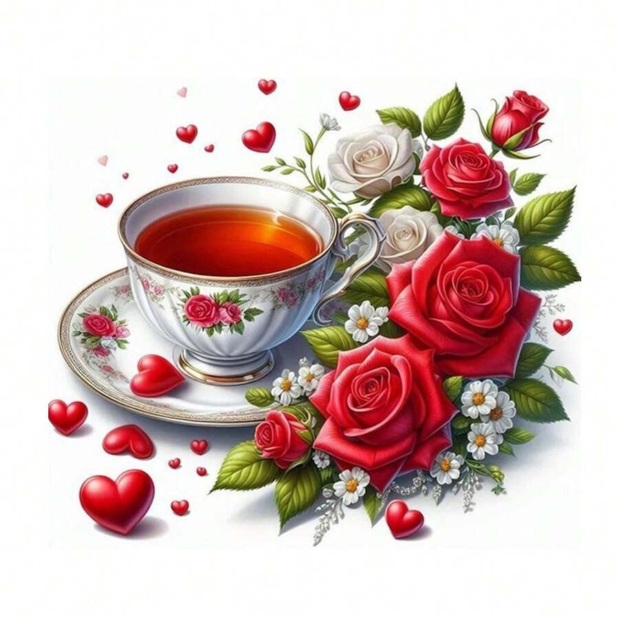 1/2/3 piezas Pegatinas de impresión por transferencia de calor con diseño de bebida de té de la tarde, Calcomanías de transferencia de calor DTF para personalizar camisetas DIY, bolsas, jeans, almohadas, sudaderas - Ajuste preciso para telas de todos los tamaños, fácil aplicación para principiantes y expertos, perfecto para manualidades y regalos navideños - Multicolor - Ver 1