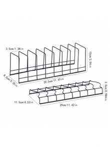 1 pieza Bandeja escurridor de cocina, bandeja para vajilla, estante de almacenamiento para tapas de ollas, artículos de cocina, accesorios de cocina, utensilios de cocina - Plateado - Ver 8