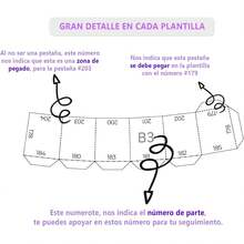 Gato Decoración Navideña para Interiores, Papercraft en 3D, Regalo de Navidad de Origami-Papiroflexia, Adorno Armable, Manualidad de Entretenimiento para Niño y Niña - 1 - Ver 5